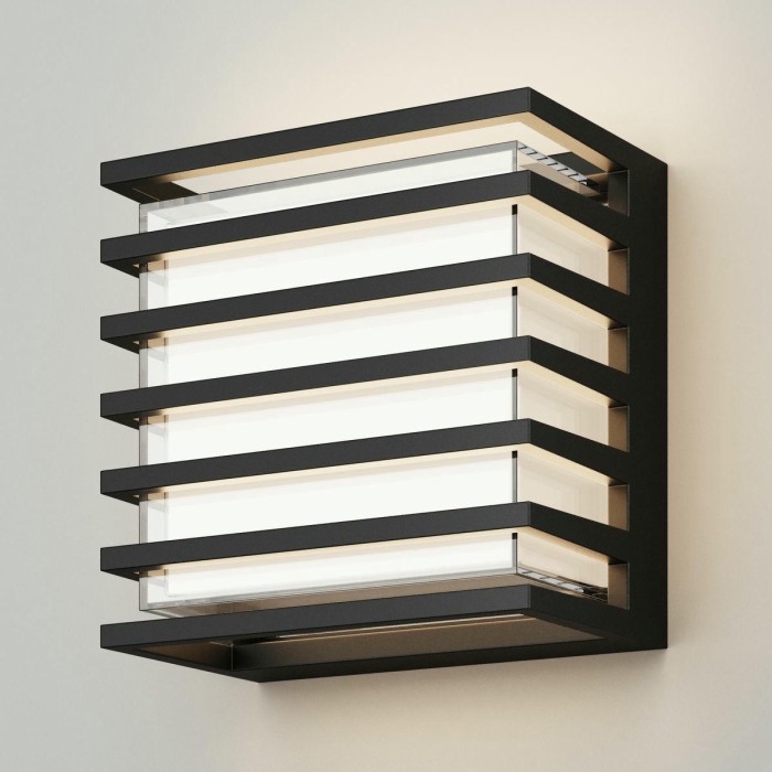 Уличный настенный светодиодный светильник Maytoni Downing Street O020WL-L10B4K