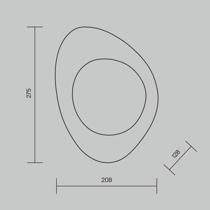 Настенный светильник Maytoni Mabell MOD306WL-01CH
