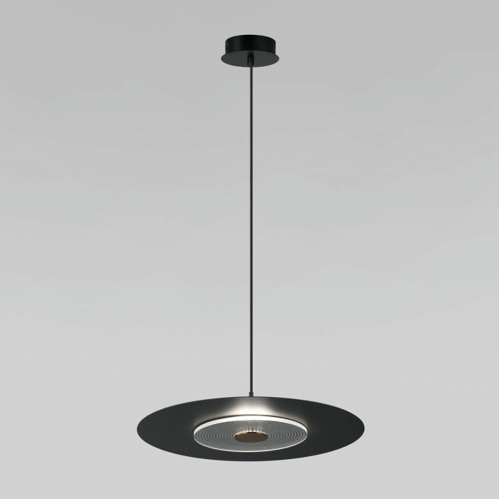Подвесной светодиодный светильник Eurosvet Kontur 40030/1 LED черный