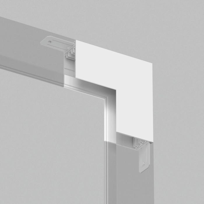 Коннектор L-образный стена-потолок Denkirs Smart Base TR2108-WH