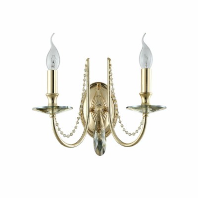 Бра Crystal Lux Victoria AP2 Gold/Amber
