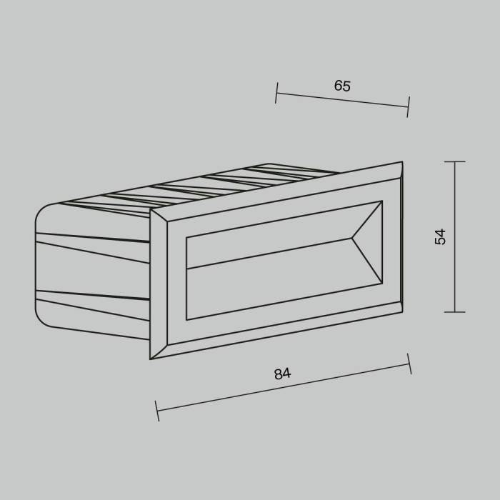 Подсветка для лестниц Maytoni Bosca O045SL-L3B3K