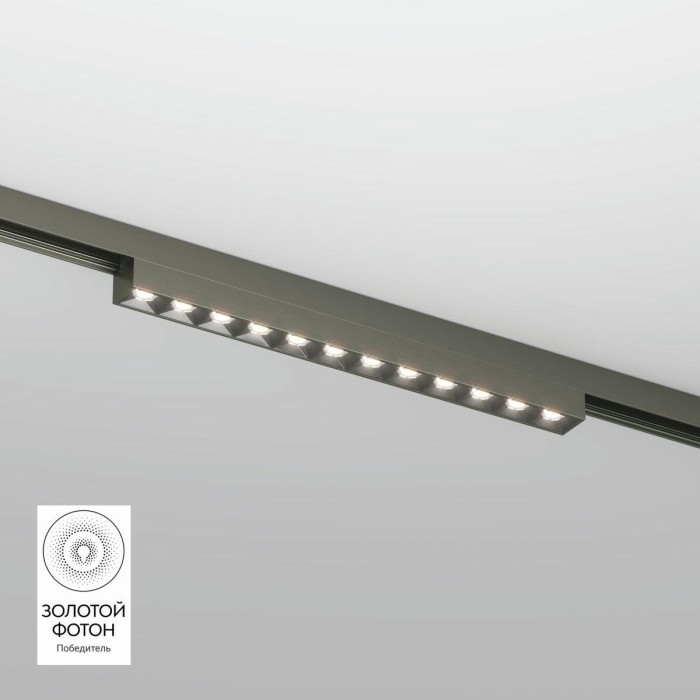 Трековый светодиодный светильник Denkirs Shine Grill DK5771-DN