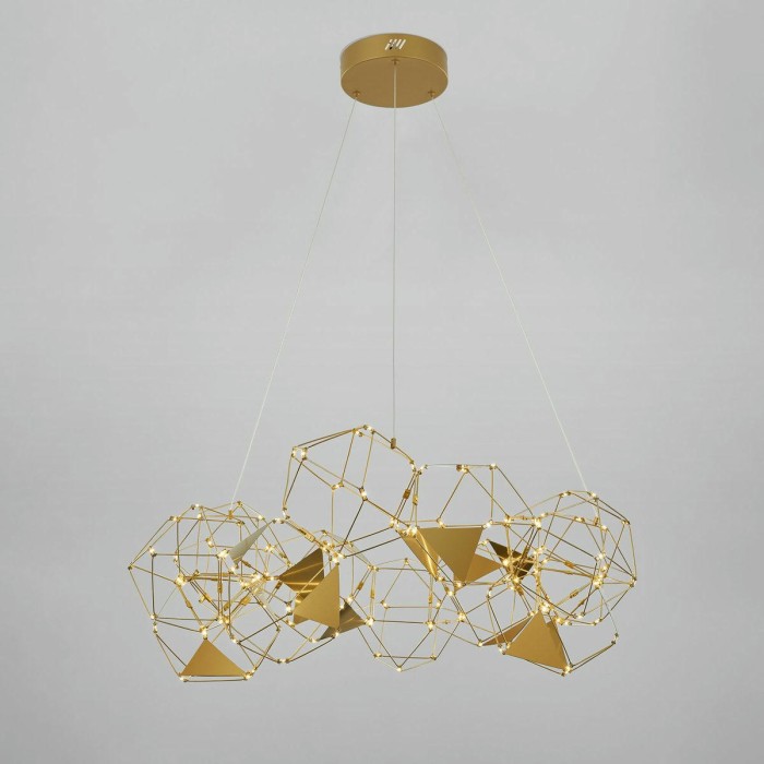 Подвесной светодиодный светильник Eurosvet Uma 90369/12 медь