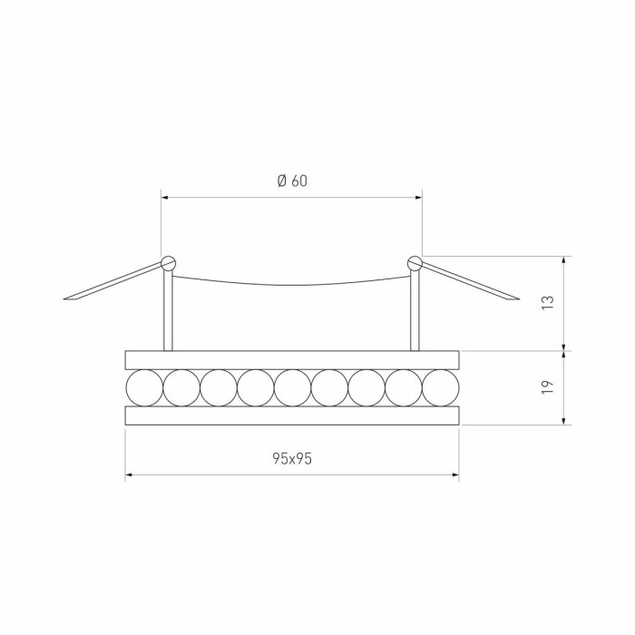 Встраиваемый светильник Elektrostandard Annuli 8391 MR16 a049338