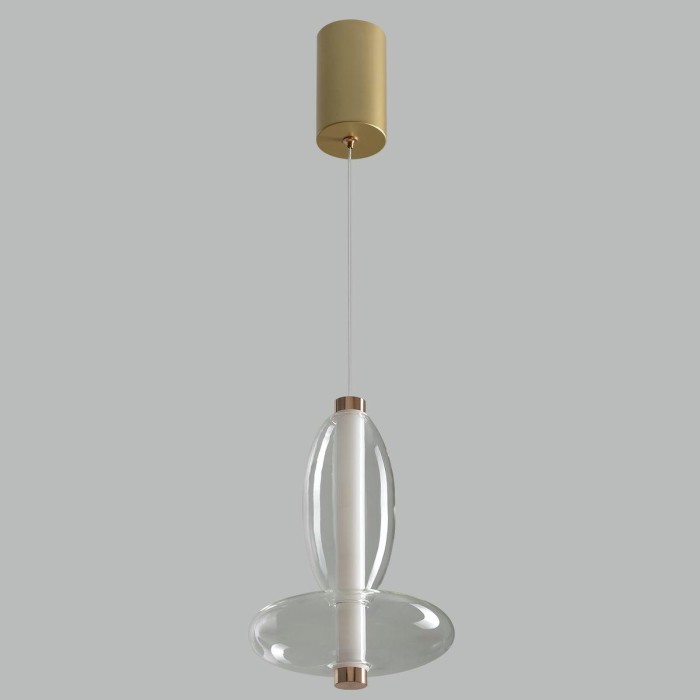 Подвесной светодиодный светильник Crystal Lux Quasar SP10W Led Transparent