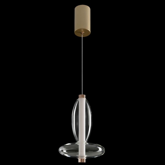 Подвесной светодиодный светильник Crystal Lux Quasar SP10W Led Transparent