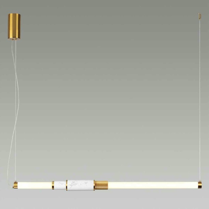 Подвесной светодиодный светильник Odeon Light Midcent Marmi 4359/14L