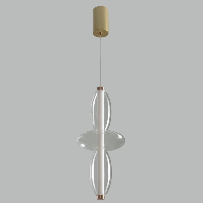 Подвесной светодиодный светильник Crystal Lux Quasar SP14W Led Transparent