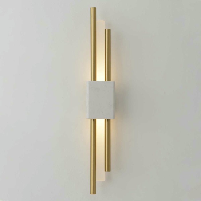 Бра Crystal Lux CARTA AP6W LED WHITE/BRASS