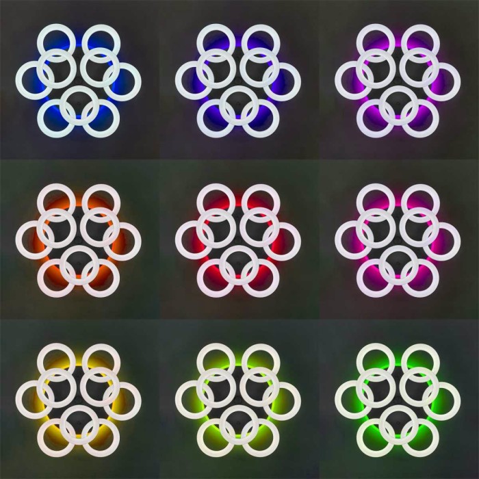 Потолочная светодиодная люстра Citilux Паркер Смарт CL225A190E