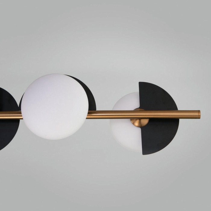 Подвесной светильник Eurosvet Moity 70149/6 черный/латунь Smart