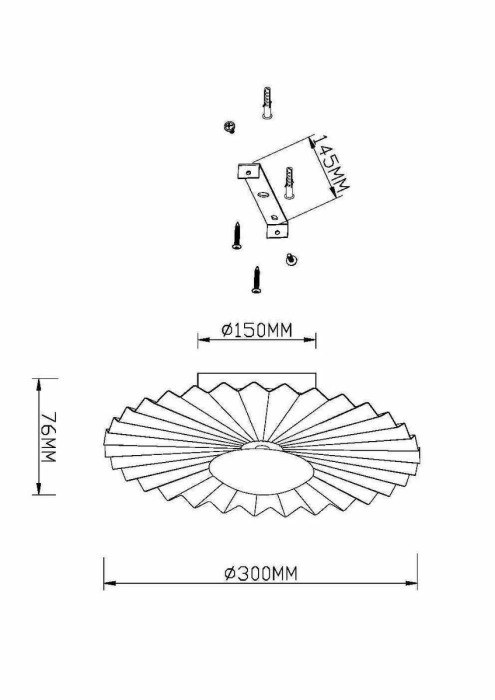 Настенный светодиодный светильник Maytoni Fiore MOD233WL-L11BS3K