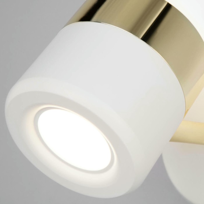 Настенный светодиодный светильник Eurosvet 20165/1 LED золото/белый