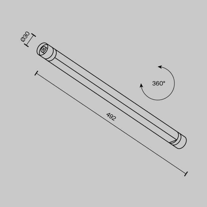 Светильник Maytoni Technical C147CL-L500-12W3K-B