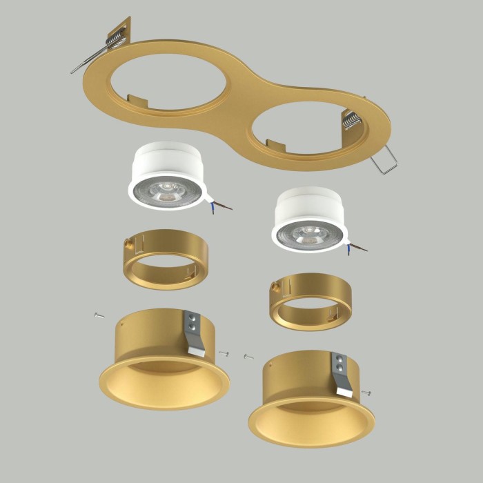 Комплект со светильником Lightstar Domino Round (214623+214603+214603+214003+214003) D6230303GMOD