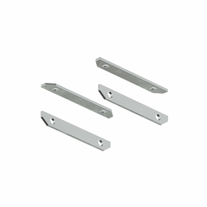 Комплект прямых соединителей для закладного профиля TR3040-AL Denkirs Smart One (4 шт.) TR3043-AL