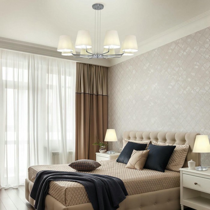 Подвесная люстра Eurosvet Amaretto 60155/8 хром