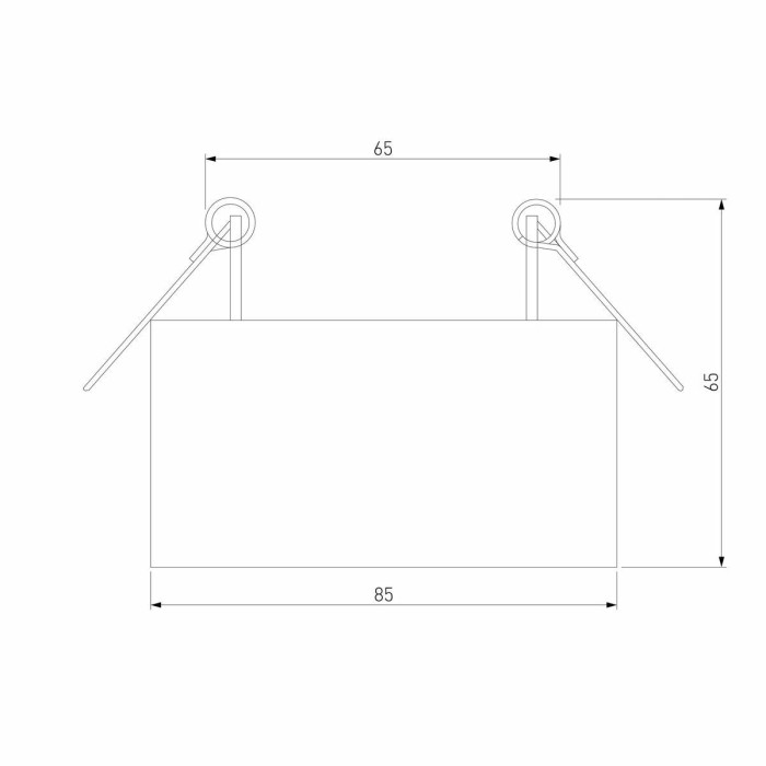 Встраиваемый светодиодный светильник Elektrostandard Glam 25095/LED a065709