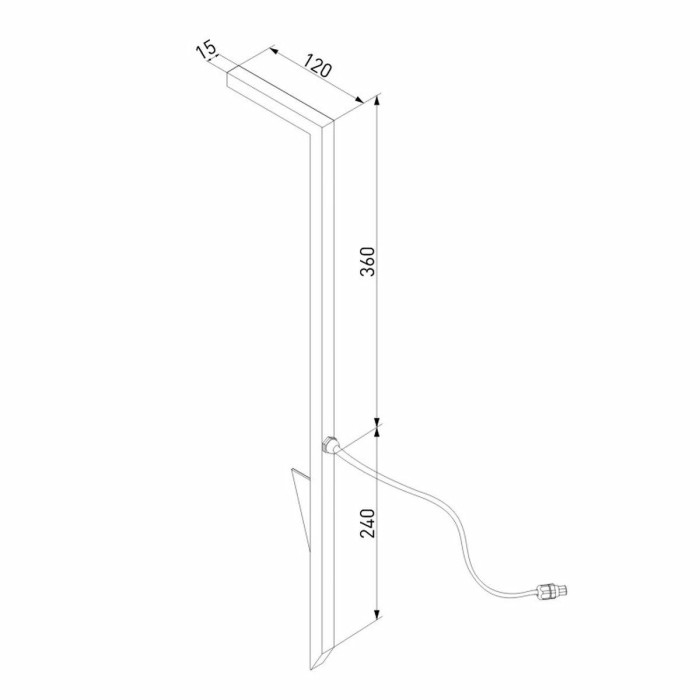 Уличный светодиодный светильник Elektrostandard 35181/S a067902
