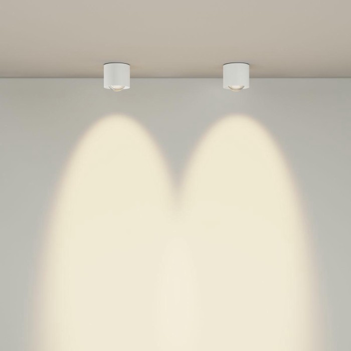 Потолочный светодиодный светильник Maytoni Technical Ceiling Lens C217CL-15W3K-W