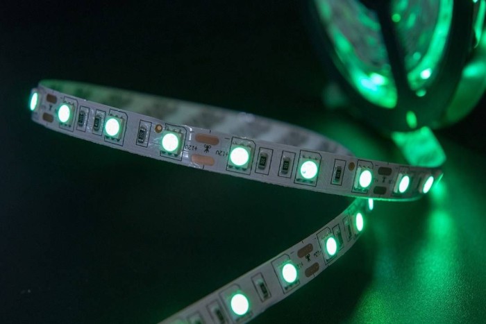 Светодиодная лента SWG 14,4W/m 60LED/m 5050SMD зеленый 5M 002335