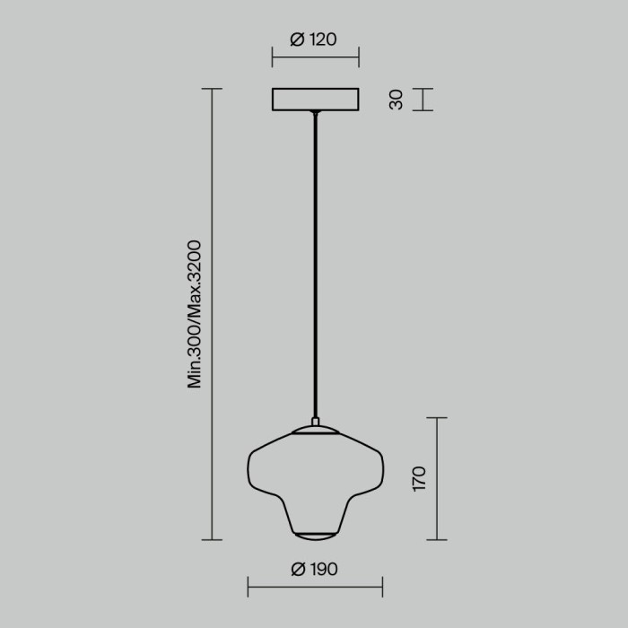 Подвесной светильник Maytoni MOD359PL-L6BS3K1