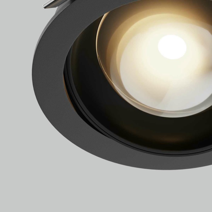 Встраиваемый светильник Maytoni Technical Downlight DL105-12W3K-B