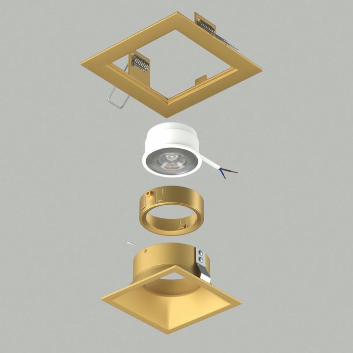 Комплект со светильником Lightstar Domino Quadro (214513+214503+214003) D51303GMOD