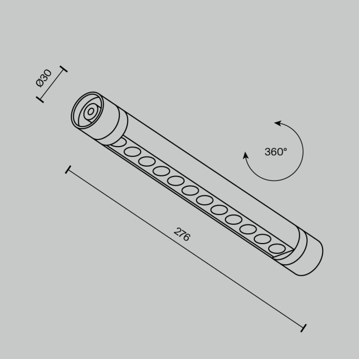 Светильник Maytoni Technical C149CL-L300-6W3K-B