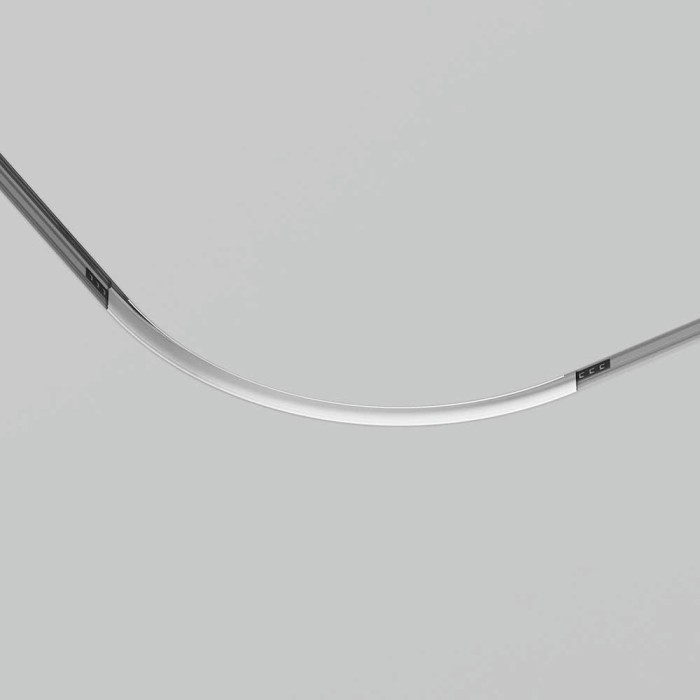 Угловой коннектор для магнитного однофазного трека Maytoni Technical Exility TRA044-angle-W