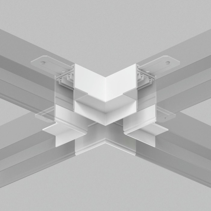 Коннектор X-образный Denkirs Smart Hide TR2114-WH