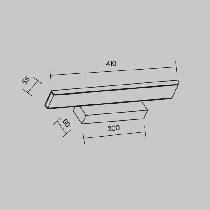 Подсветка для зеркал Maytoni Gleam MIR005WL-L16B