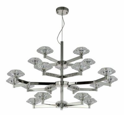 Подвесная люстра Crystal Lux Rebeca SP5+10+5 Nickel