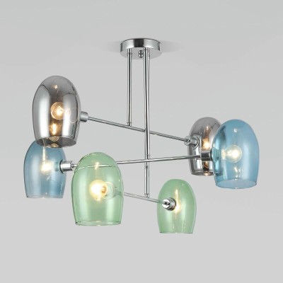 Подвесная люстра Eurosvet Gardie 70141/6 хром