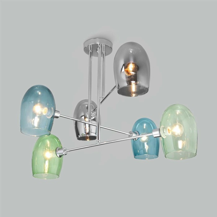 Подвесная люстра Eurosvet Gardie 70141/6 хром