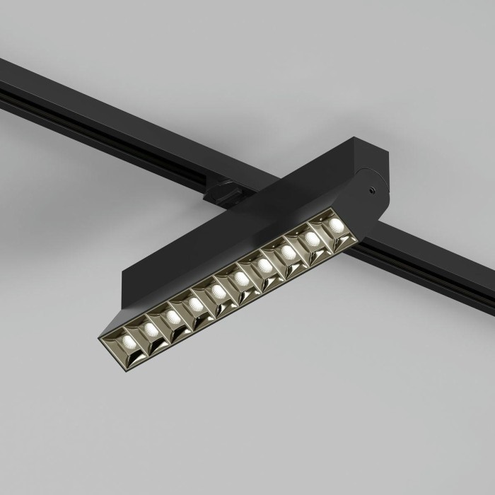Трековый светодиодный светильник Denkirs Edder DK6636-BK