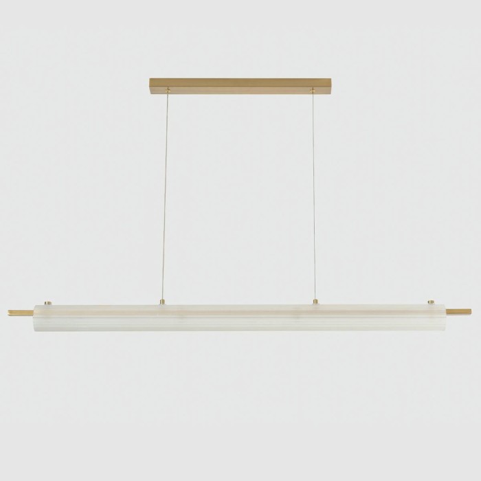 Подвесной светодиодный светильник Crystal Lux Tunnel SP40 Led Brass