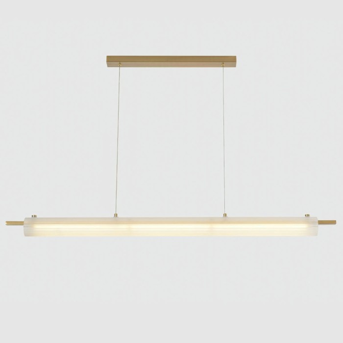 Подвесной светодиодный светильник Crystal Lux Tunnel SP40 Led Brass