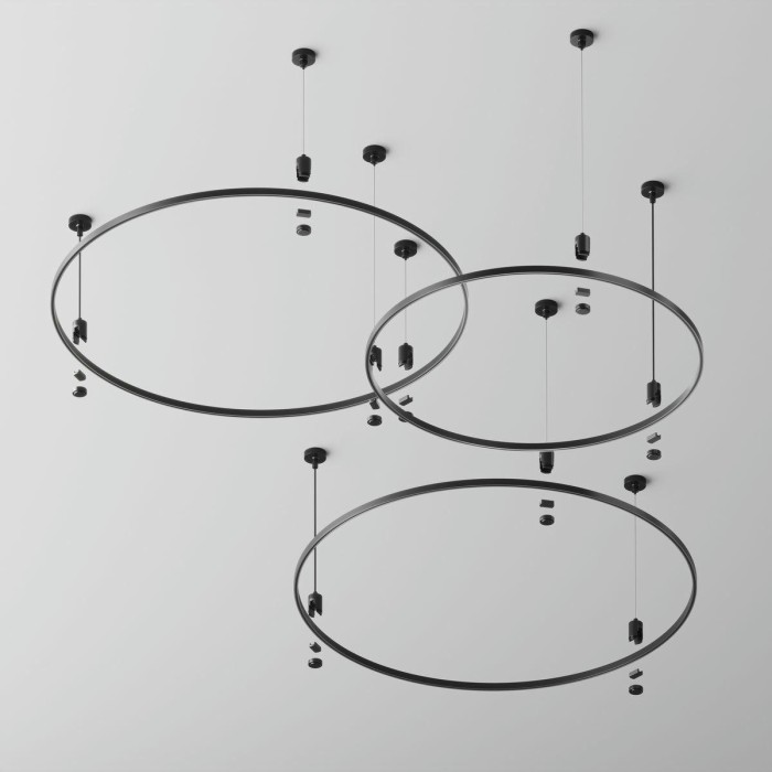 Шинопровод Maytoni Technical Flarity Busbar TRX154-R-D650-B