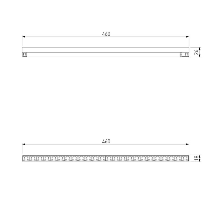 Трековый светильник Elektrostandard Brass Line a071850