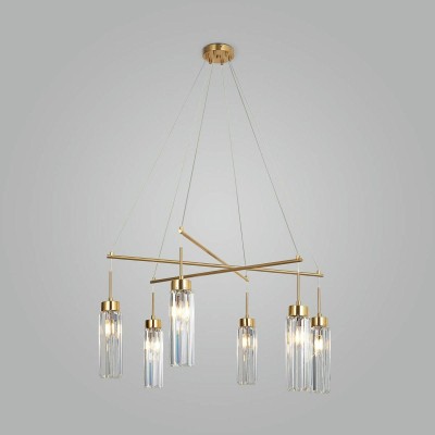 Подвесная люстра Eurosvet Gilian 60163/6 латунь