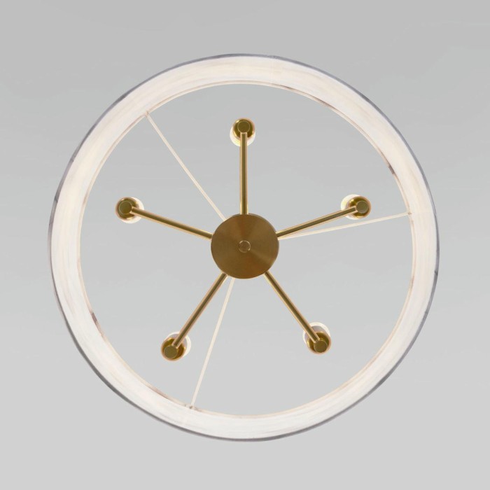 Подвесная люстра Eurosvet Brume 60174/5 латунь a069024