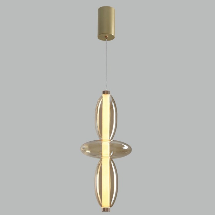 Подвесной светодиодный светильник Crystal Lux Quasar SP14W Led Amber