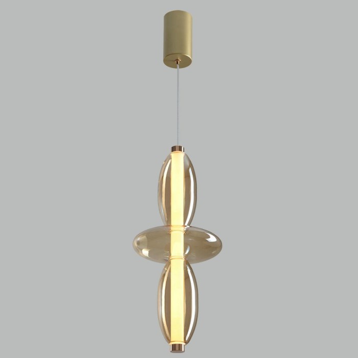 Подвесной светодиодный светильник Crystal Lux Quasar SP14W Led Amber