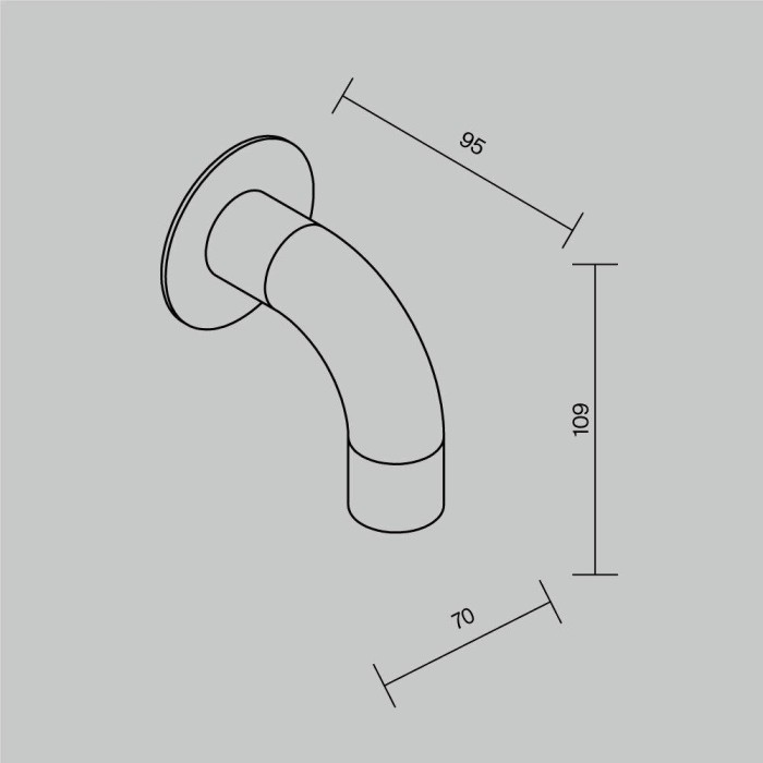 Бра Maytoni Outdoor O477WL-L2GF3K