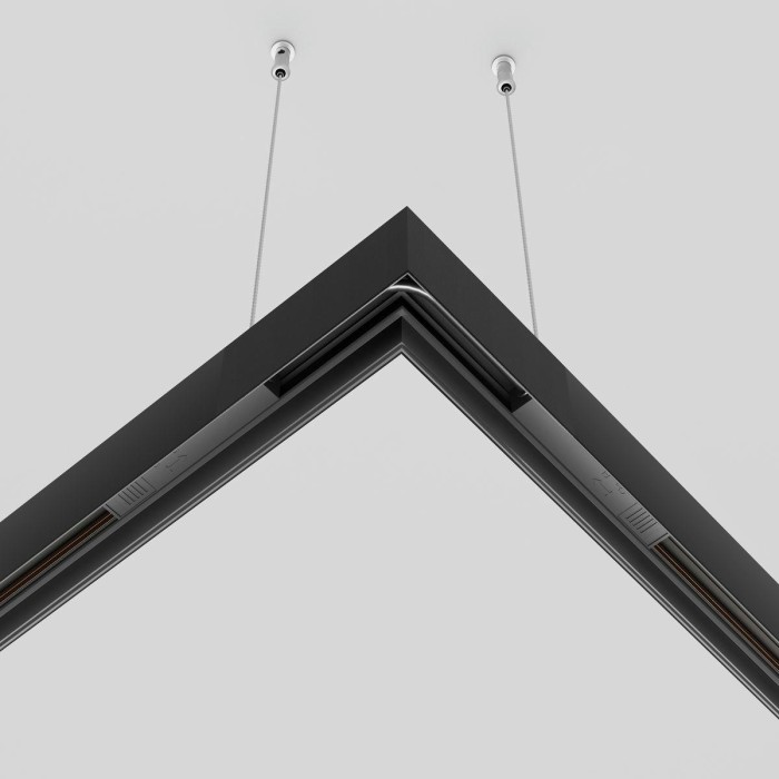 Коннектор питания угловой Maytoni Technical Exility Busbur TRA034CPC-42B-15