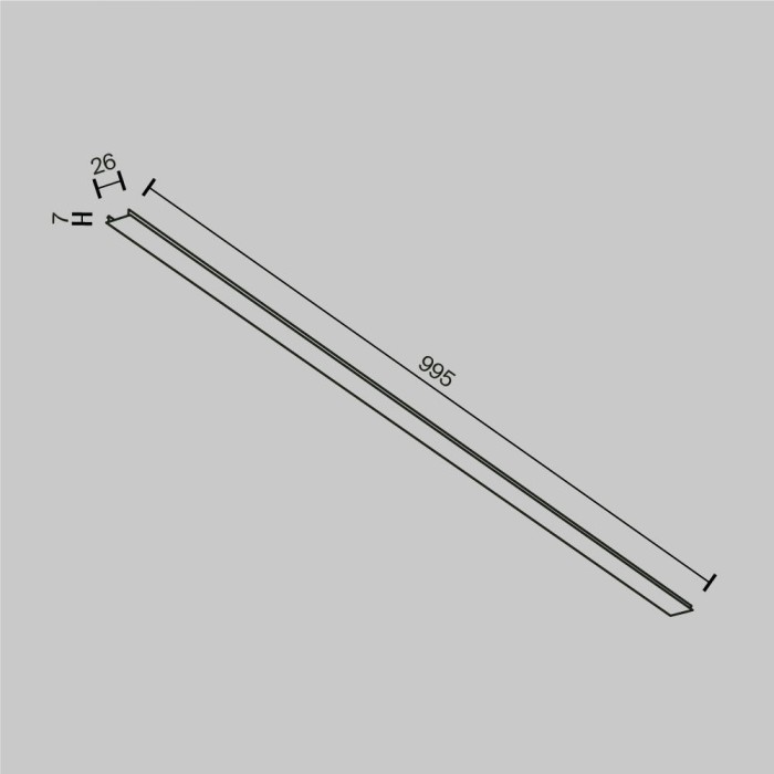 Декоративная накладка Maytoni Technical TRA034DO-1B