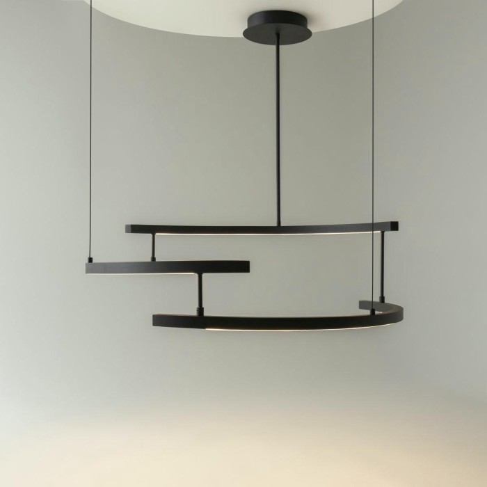 Подвесной светодиодный светильник Maytoni Line MOD016PL-L52BK