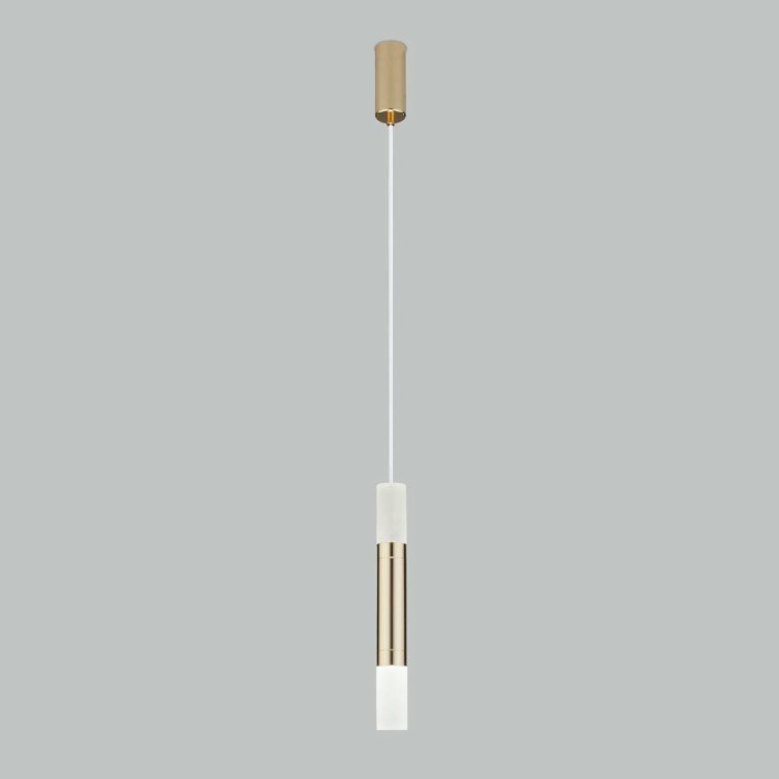 Подвесной светодиодный светильник Eurosvet Axel 50210/1 LED золото